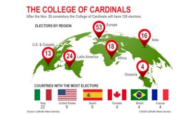 Update on the College of Cardinals in November 2020