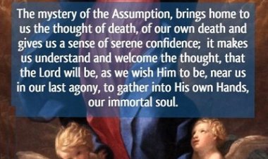 THE ASSUMPTION OF OUR BLESSED LADY