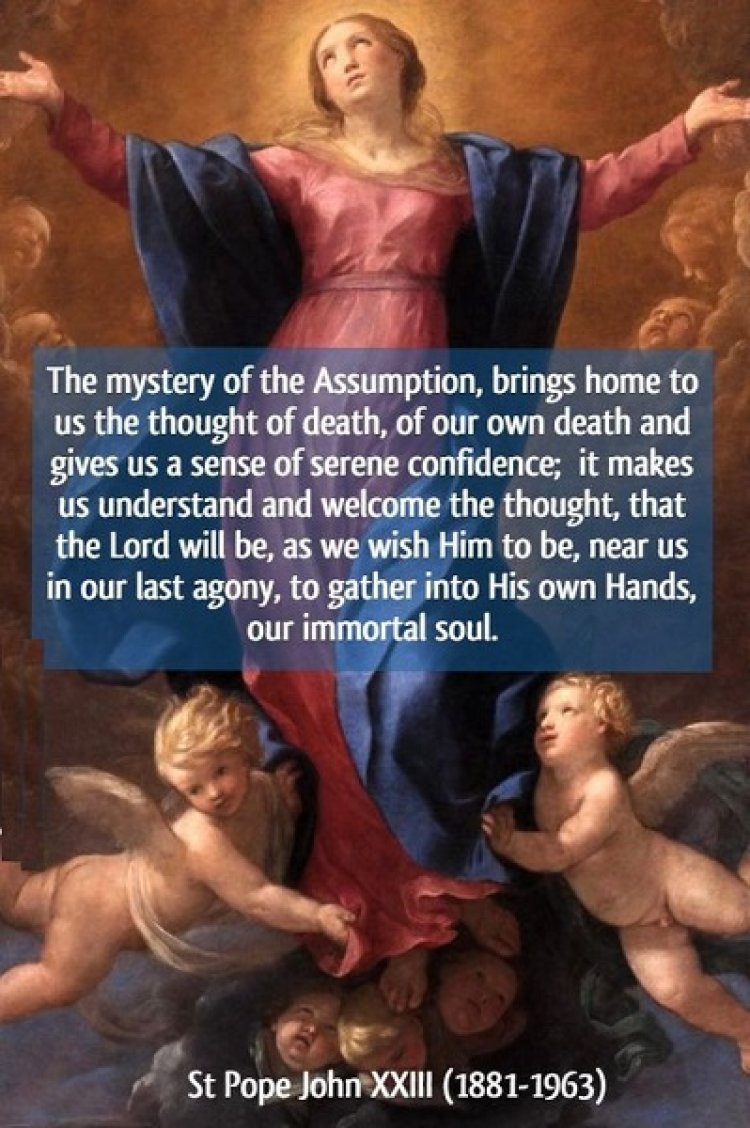 THE ASSUMPTION OF OUR BLESSED LADY